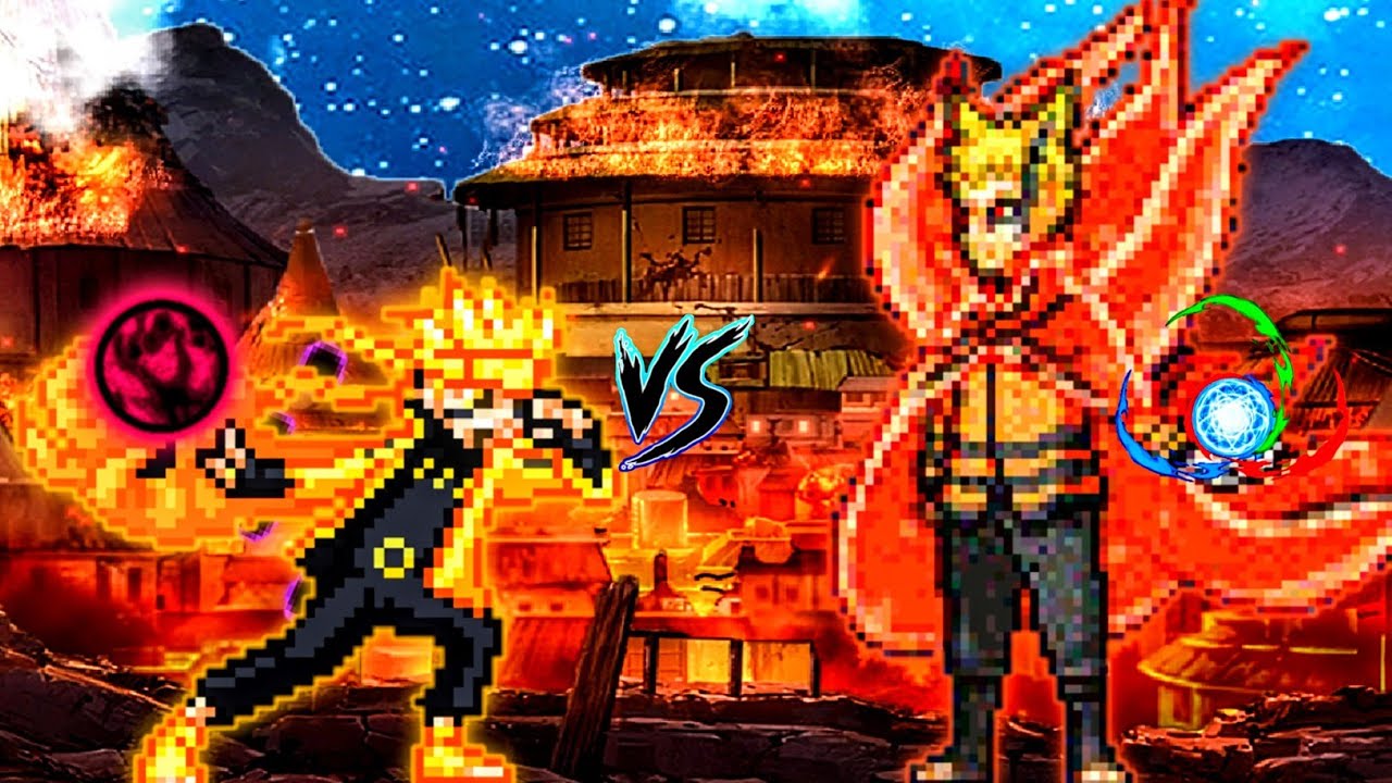 Naruto OP V2 (all form) VS Naruto Baryon V3.2 OP in Jump Force Mugen