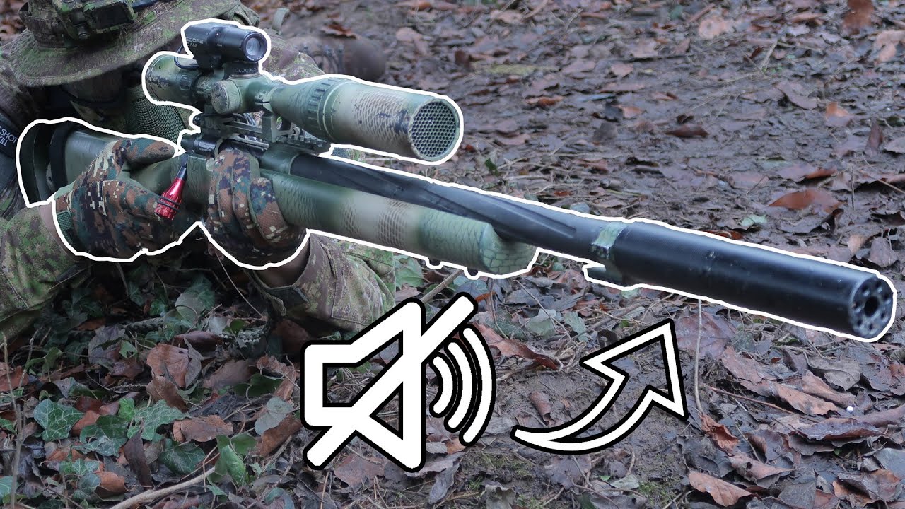 This is the MOST SILENT Airsoft Sniper Rifle you have EVER seen