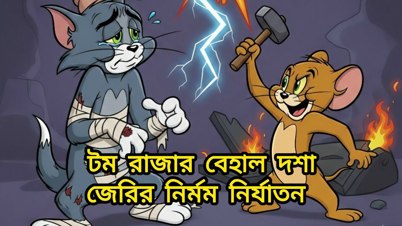 টম রাজার বেহাল দশা জেরির নির্মম নির্যাতন| EP-01! Classic 2D Cartoon Compilation! 
