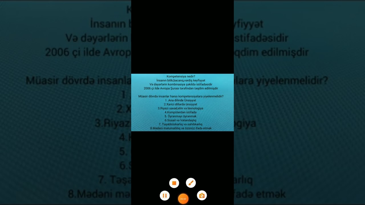 Kurikulum nədir? Kompetensiya haqqında qısa izah