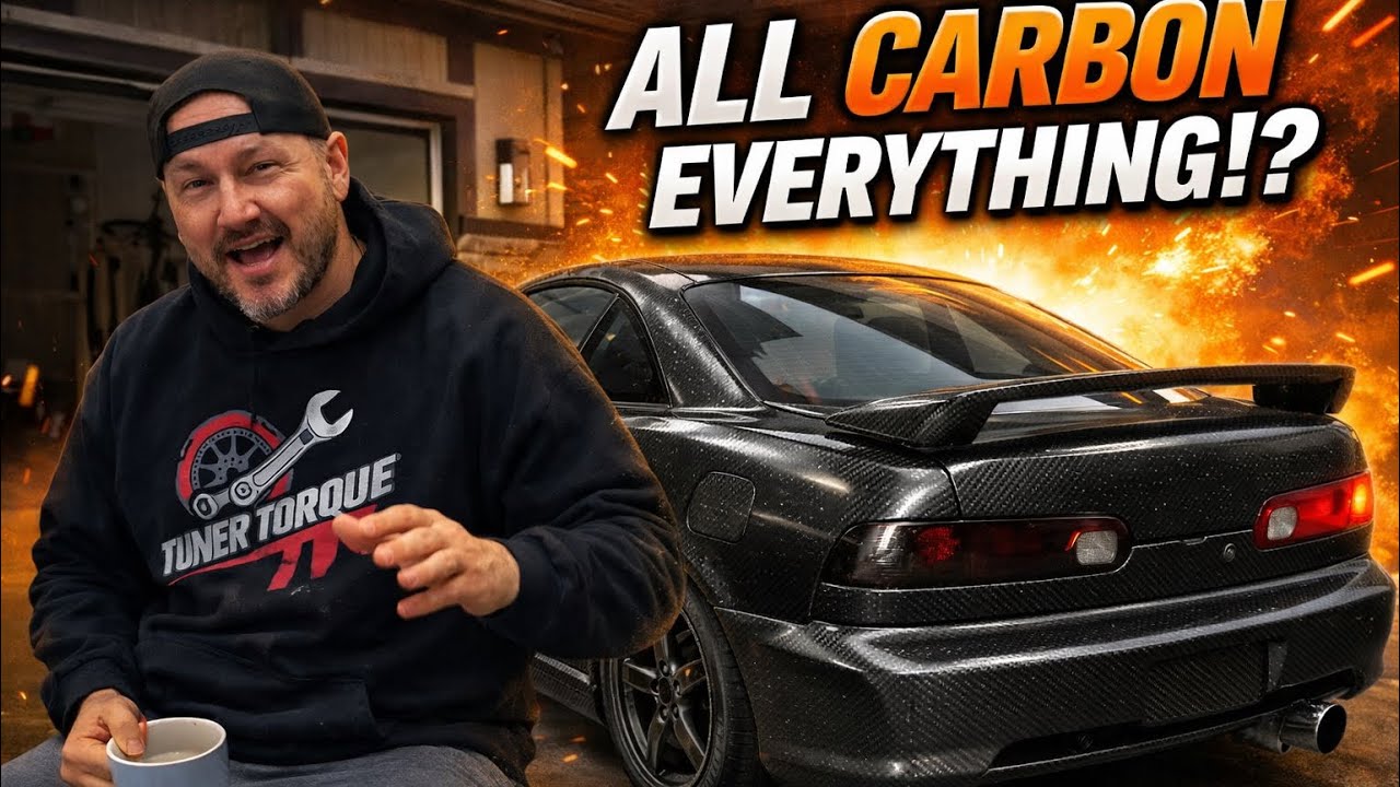 Возможно, я зашёл слишком далеко… Карбоновая Acura Integra.