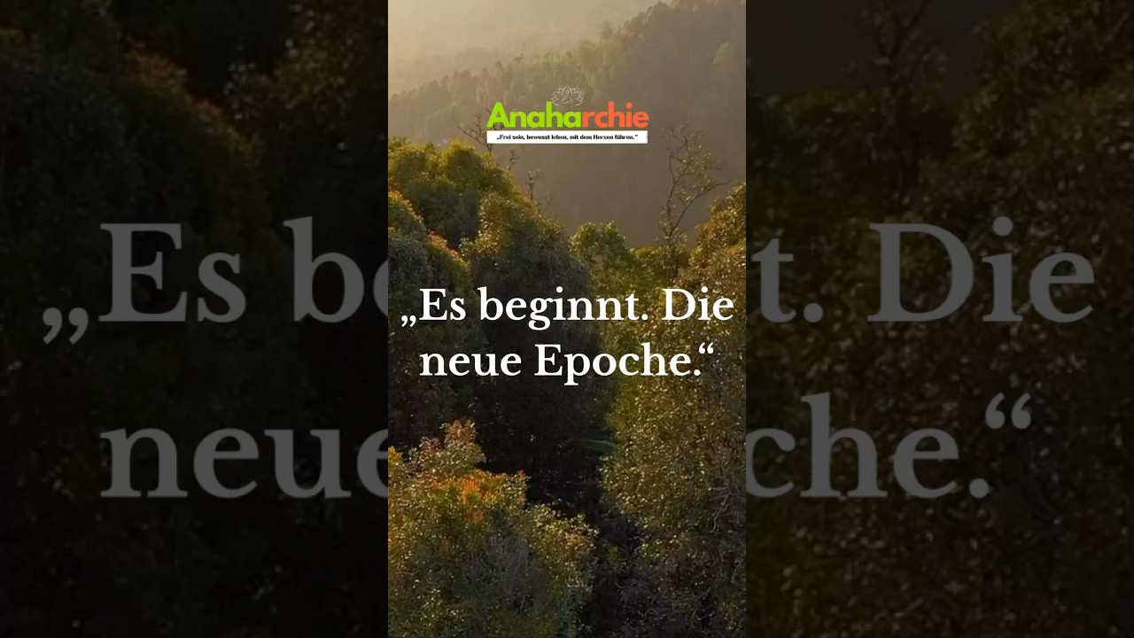 Es beginnt ! #seelenbotschaften #bewusstseinsweg #f&uuml;rdich #anaharchie #spiritualit&auml;t