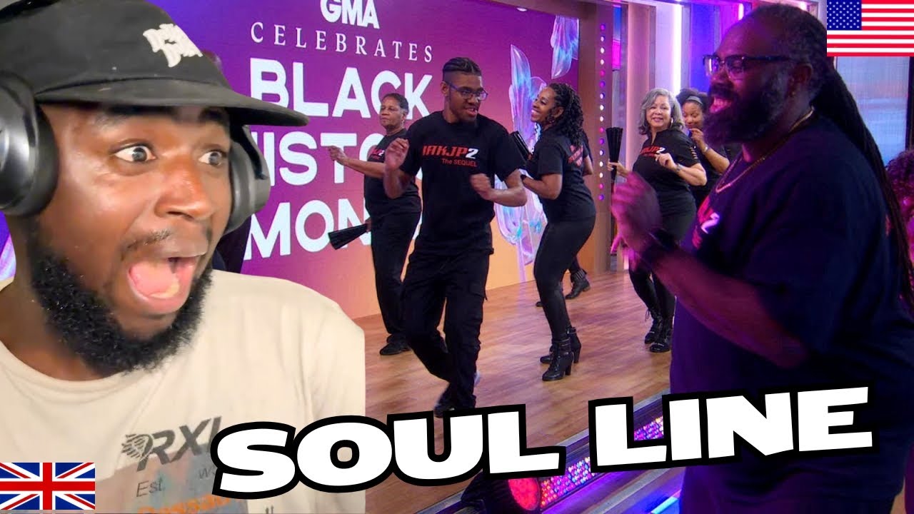 British Reaction to Soul Line Dancing for the First Time! – The ENERGY Is UNREAL