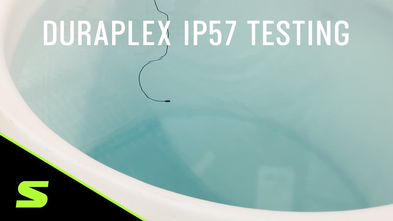 Shure DuraPlex IP57 Testing