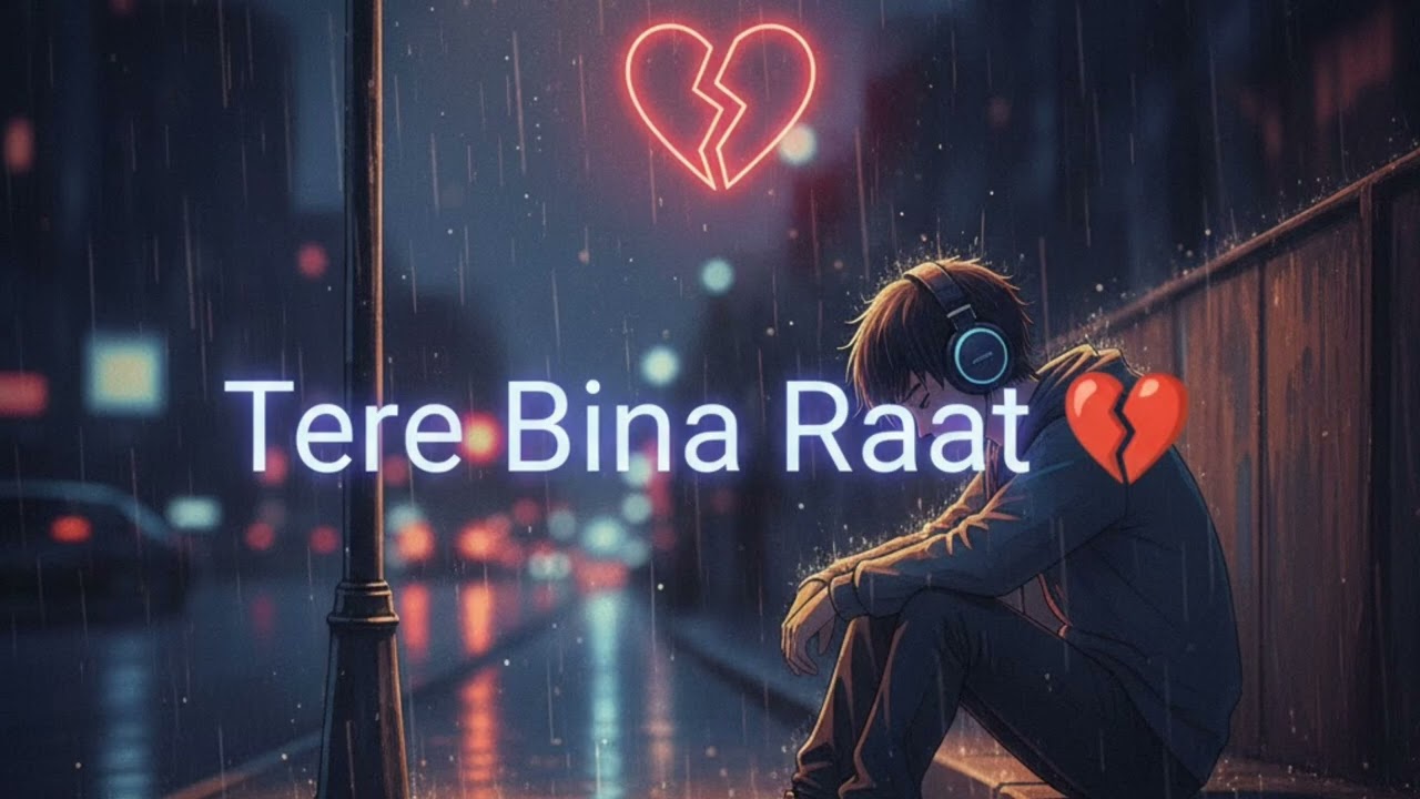 Tere Bina Raat | New Lofi Sad Song | Broken Love | Hindi Lofi 2025 | Heart Touching Song
