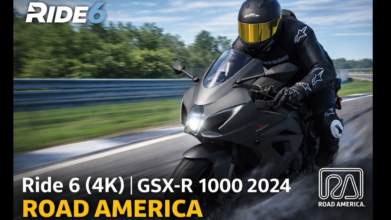 Ride 6 (4K) | GSX-R 1000 2024 | Road America