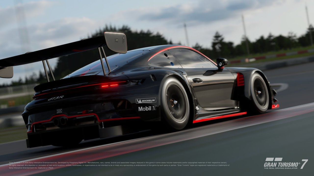 Gran Turismo 7 Porsche 911 GT3 R (992) on Barselona Catalunya circuit