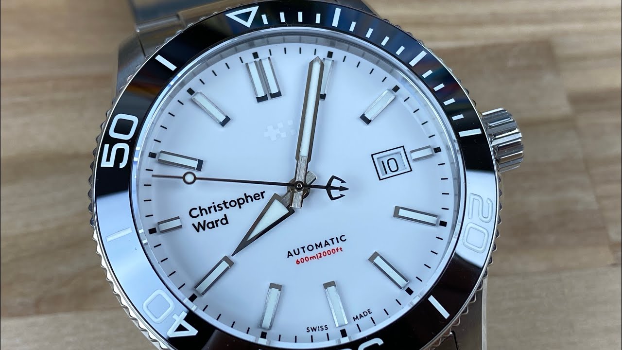Christopher Ward c60 trident White dial