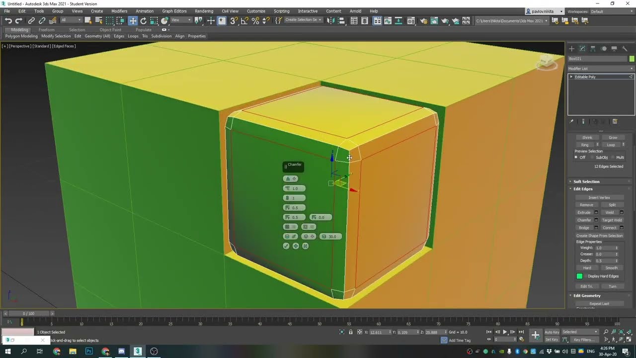 Мастер-класс Создание Кубика Рубика в 3DsMax