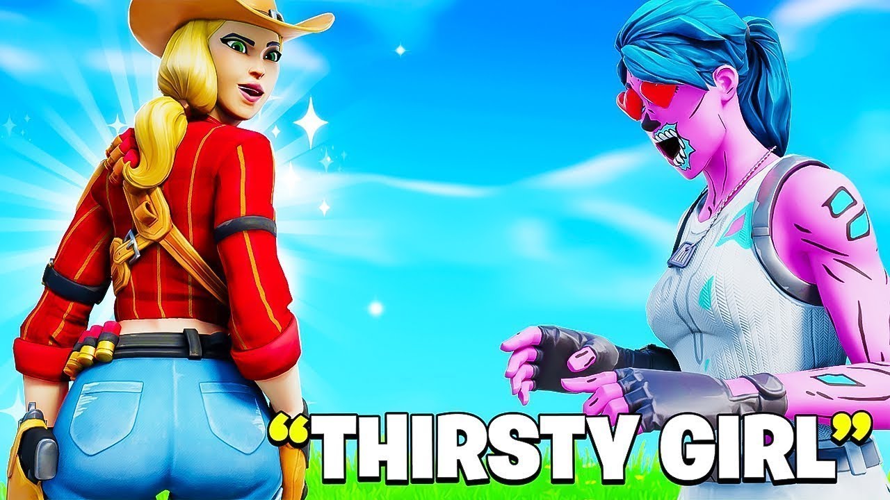 E-GIRL Gets A Freaky Girlfriend in FORTNITE... ❤️ (girl voice trolling)