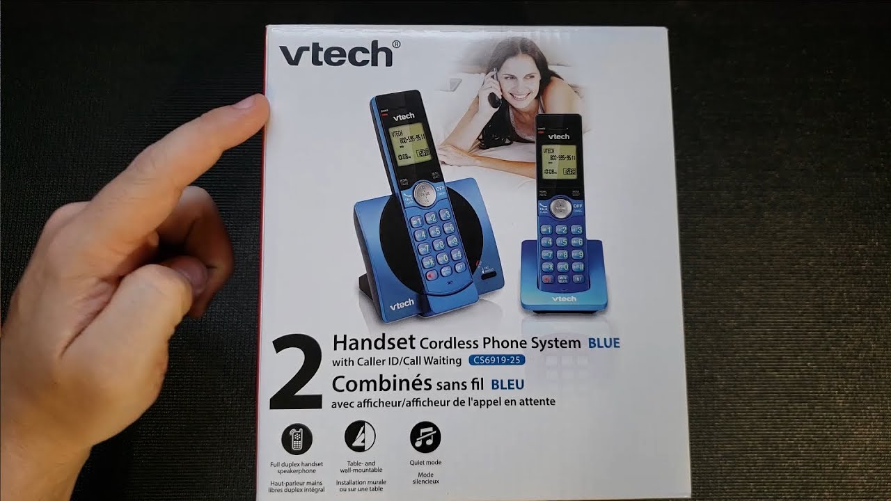Unboxing Vtech Cordless Phone System