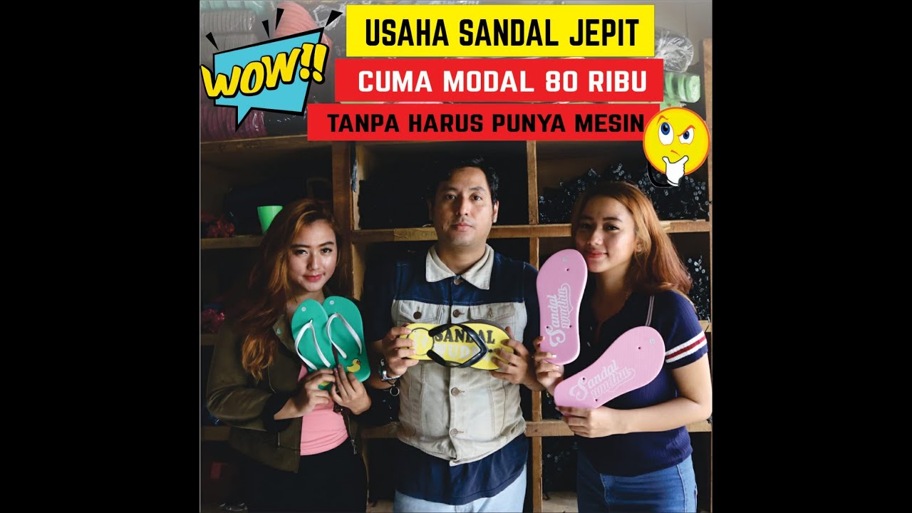 cara membuat sandal jepit || TANPA HARUS PUNYA MESIN, CUKUP DENGAN GANTUNGAN BAJU...🤔🤔🤔
