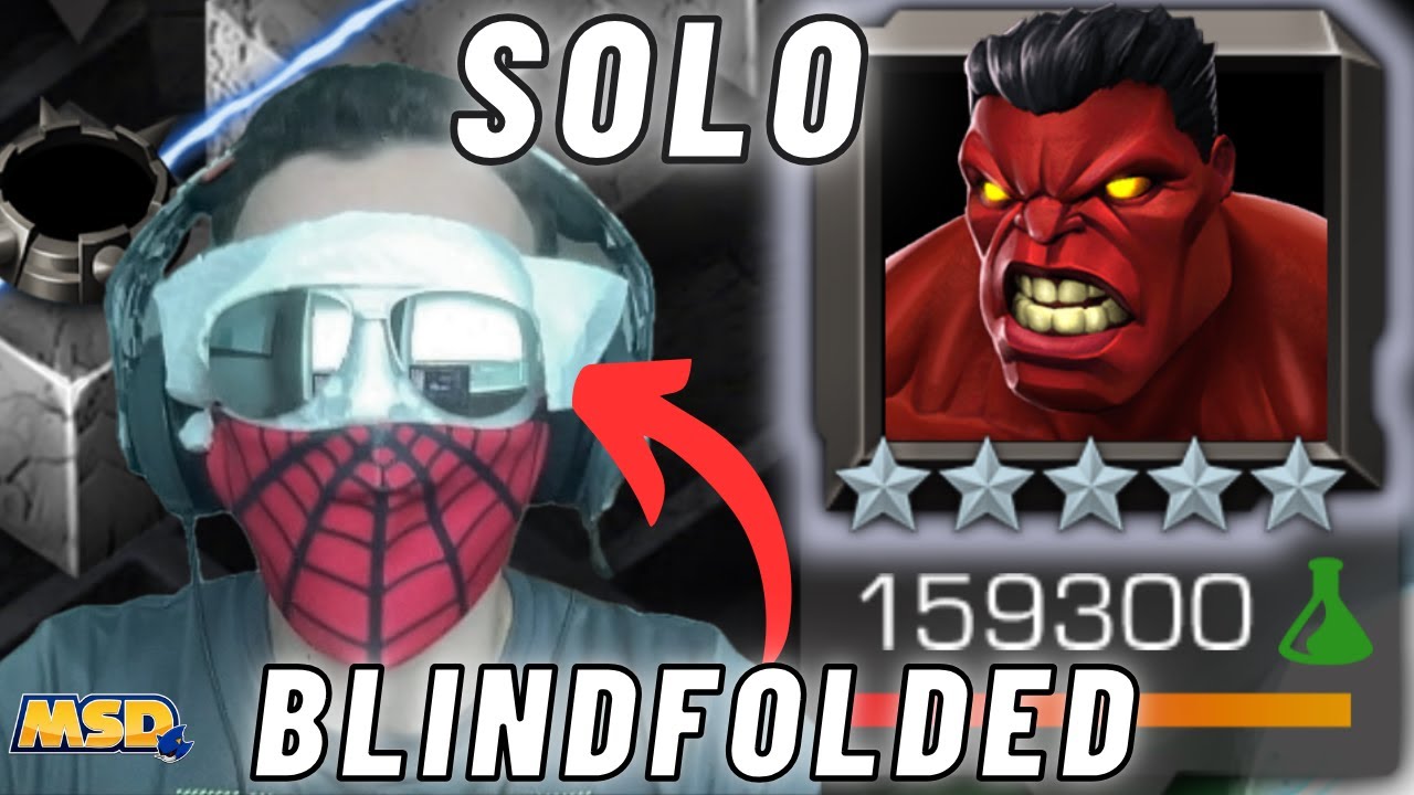 Labyrinth Red Hulk Solo BLINDFOLDED