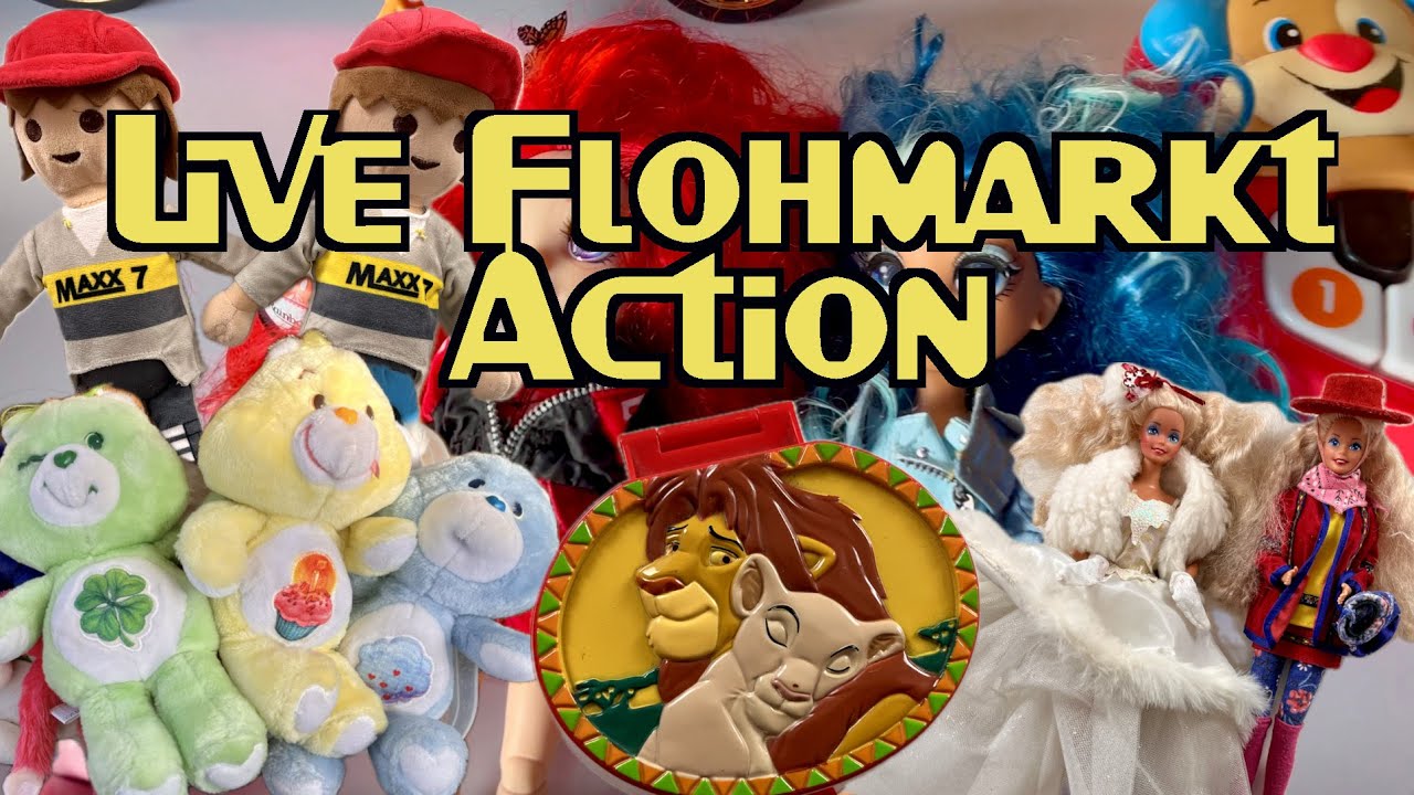 RTT #101 : Live Flohmarkt Action *Bunte Funde aus den 80er und 90er Jahren*