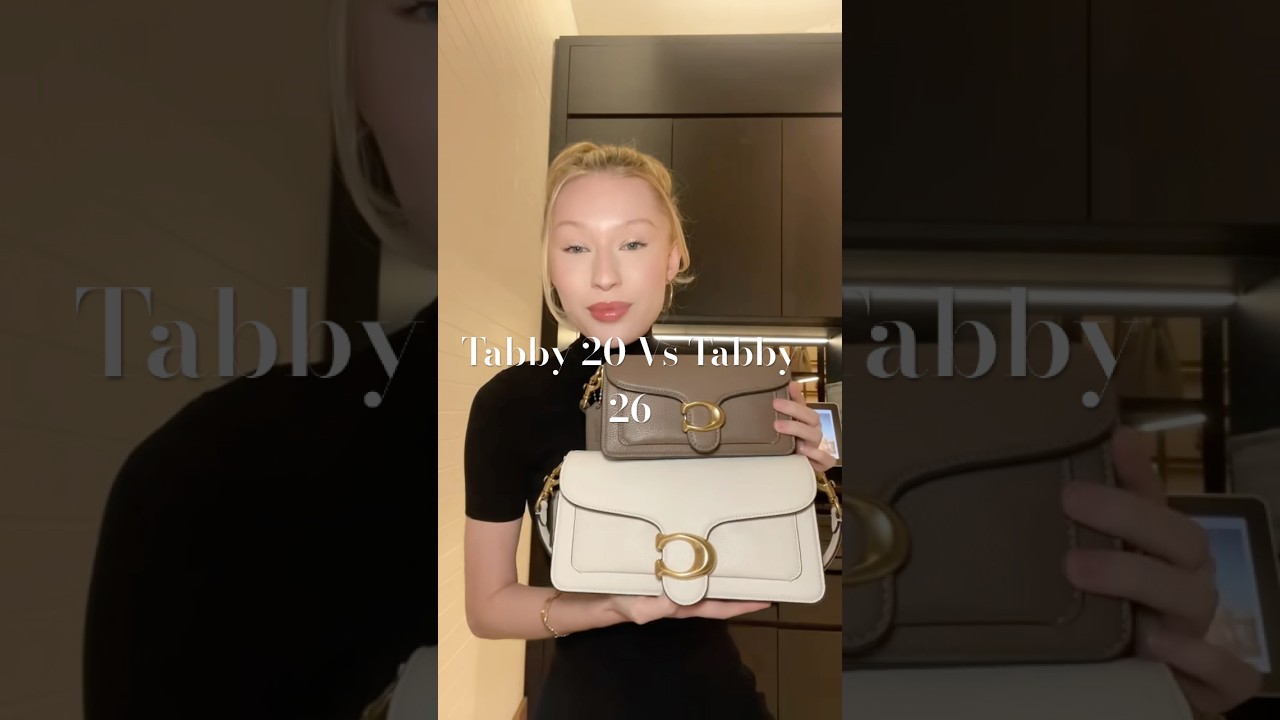 Табби 20 против Табби 26 @coach #coachny #coachretailemployee #bagreview #coachtabby #coachbag