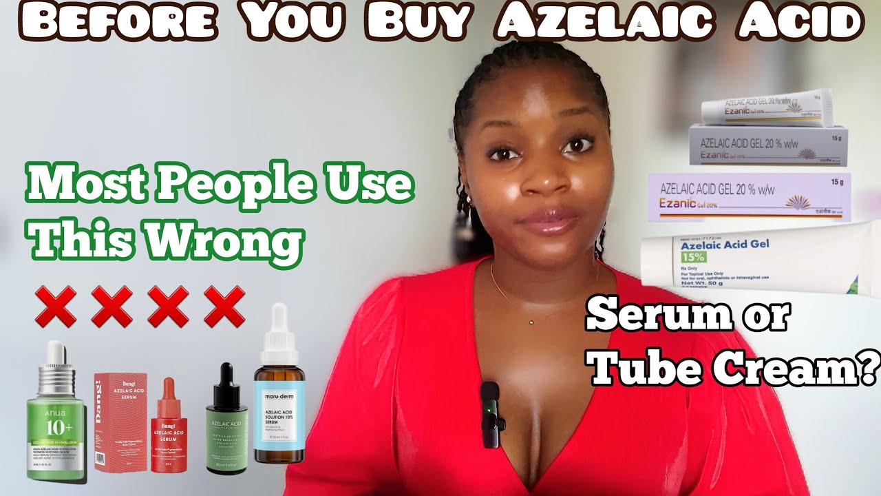 How to Use Azelaic Acid ||Serum vs Medicated Cream (Acne & Dark Spots) #skincare #trending#acne