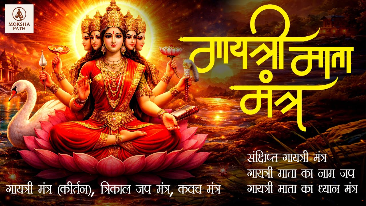 ॐ गायत्री मंत्र पाठ 🙏 | ज्ञान, शांति व ऊर्जा के लिए | Gayatri Mantra Collection