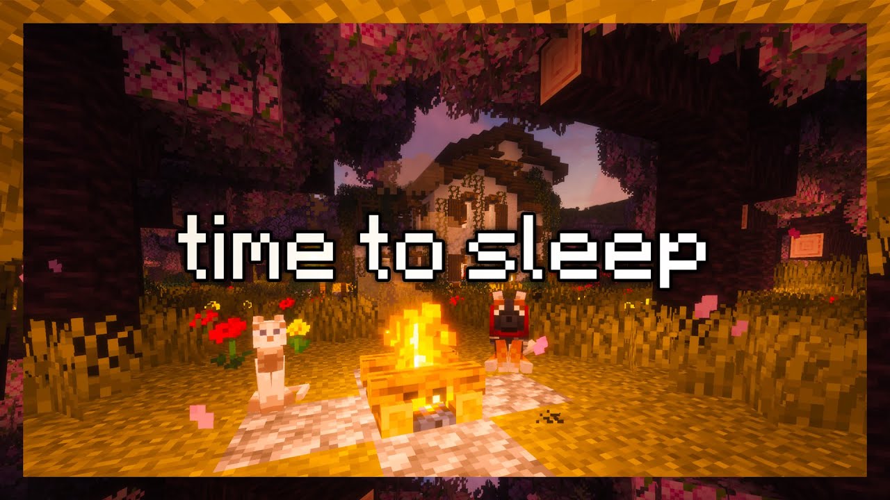 🛌 Don’t Scroll. Just Rest. (Minecraft Cozy Night)