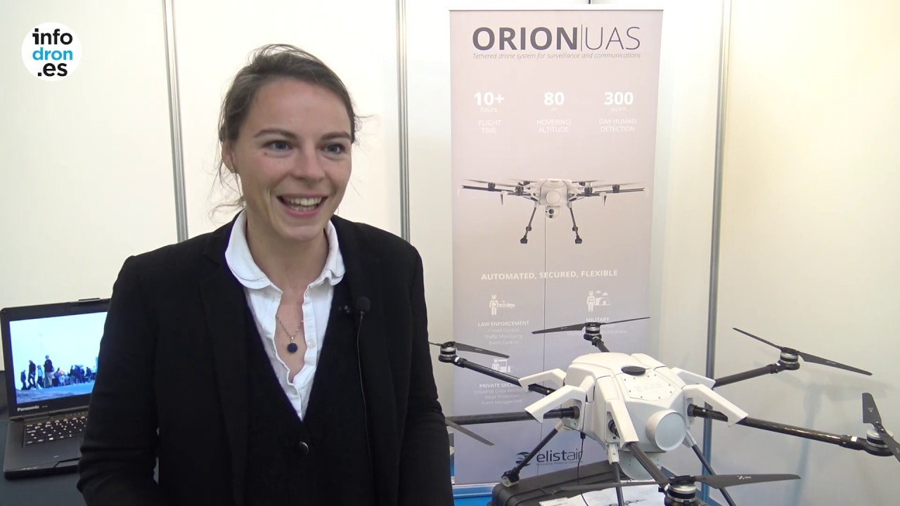 Elistair presenta su dron cautivo Orion con más de 10 horas de autonomía