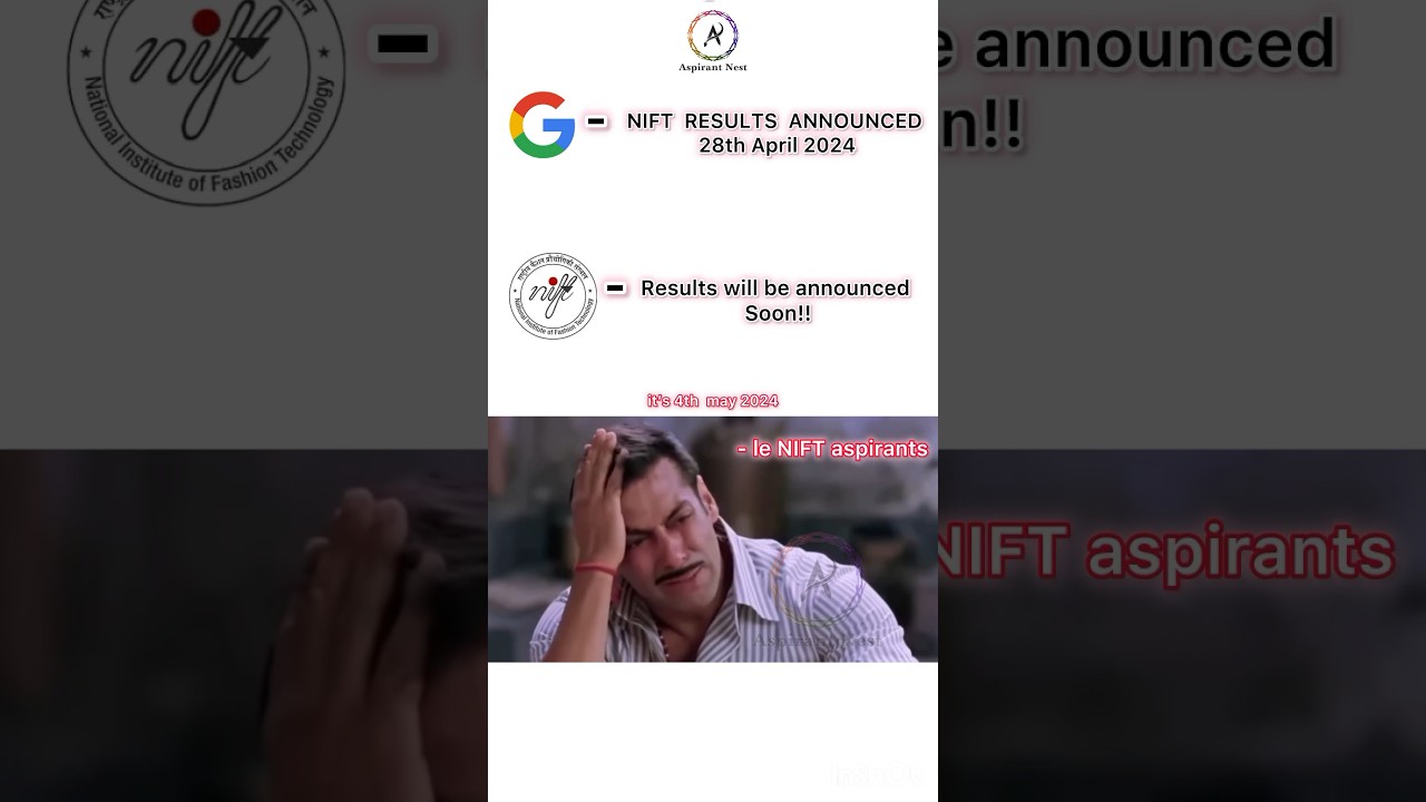 Nift results 2024 #nift2024 #nift #nid #niftdelhi #niftresult #niftcoaching #niftexam #designcollege