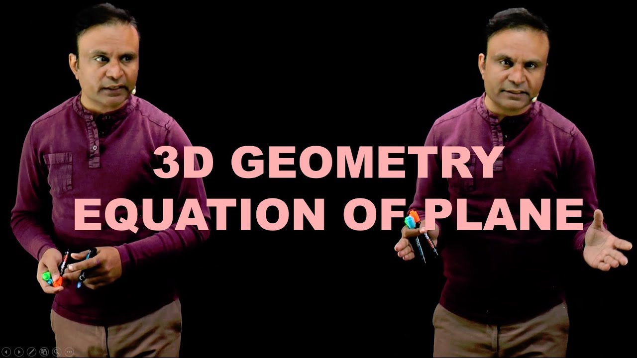 Equation of plane | 3D geometry | JEE Maths by Ghanshyam Tewani | Cengage Learning