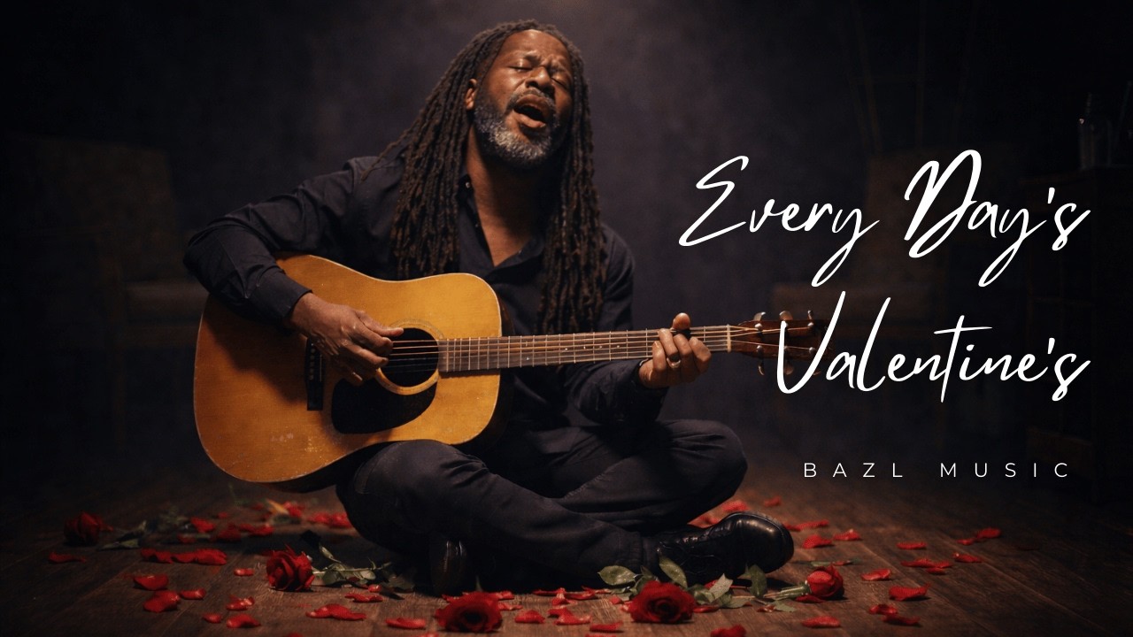 Every Day's Valentine's (Official Lyric Video) | Soulful Blues | Bazl Music