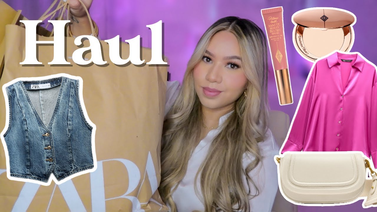 МНОГО ПОКУПОК 🎀🤍✨ Zara, Charlotte Tilbury, Kerastase и другие!