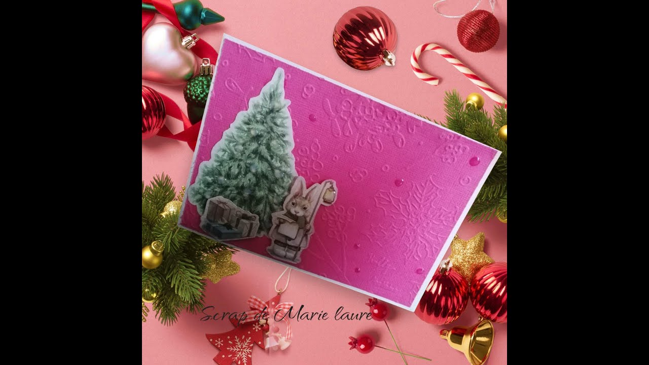 embossage a froid devient cartes de noël