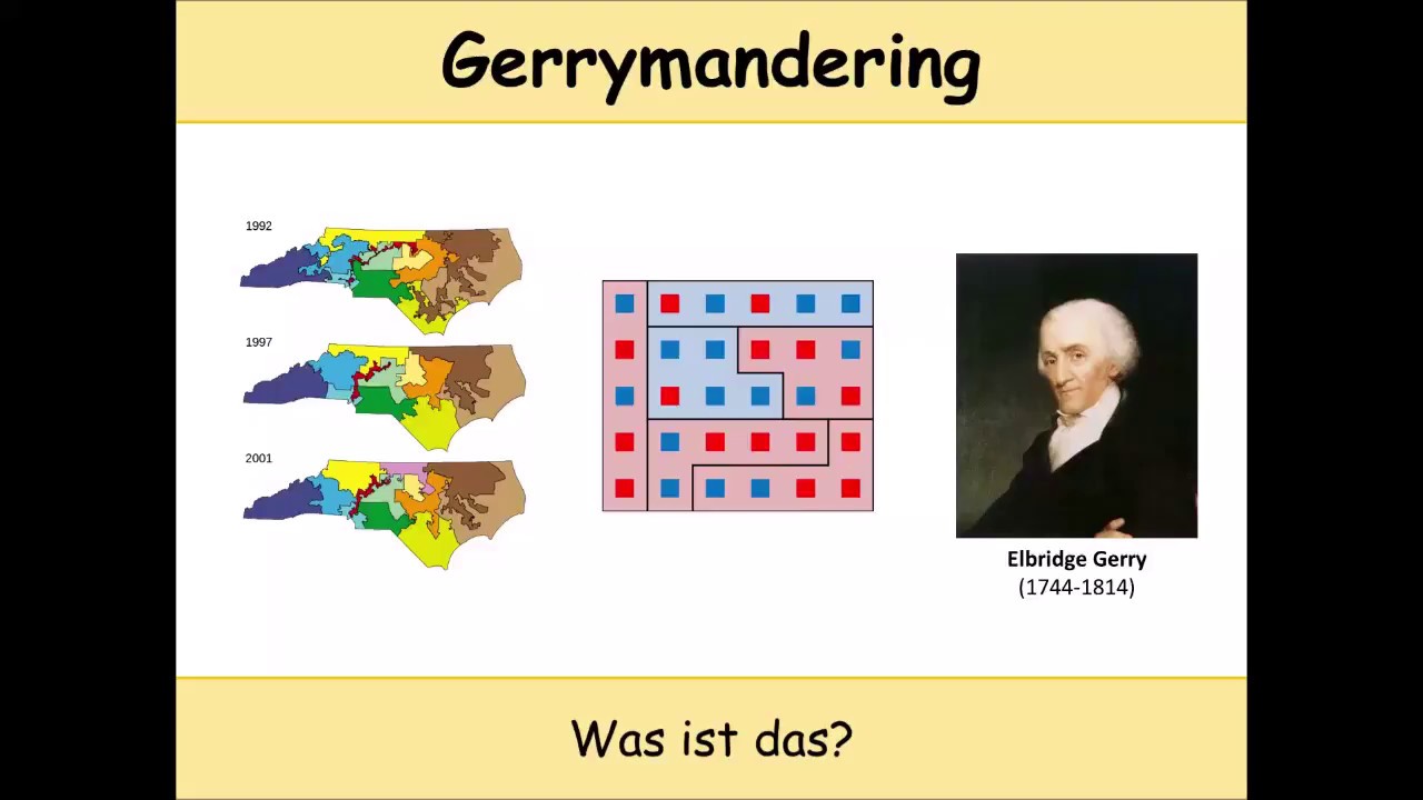 Gerrymandering - Was ist das? (Wahlkreise | US-Repräsentantenhaus)