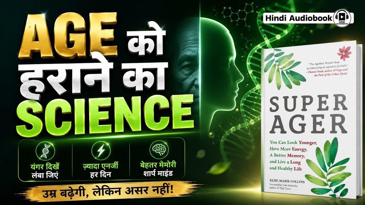 उम्र भर जवान कैसे रहे? | Javan kaise rahe | Super Agers Hindi Audiobook Summary | How to Stay Young