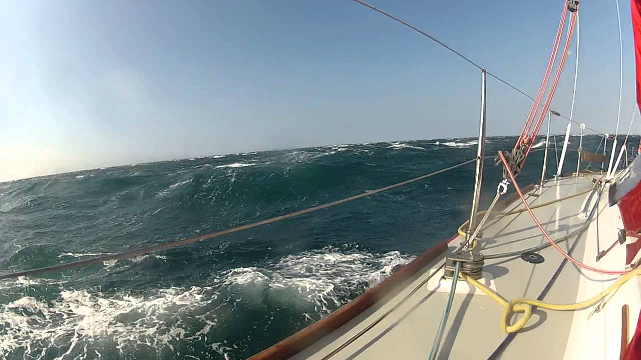 Pikourous - Passage du raz de Sein vent contre courant