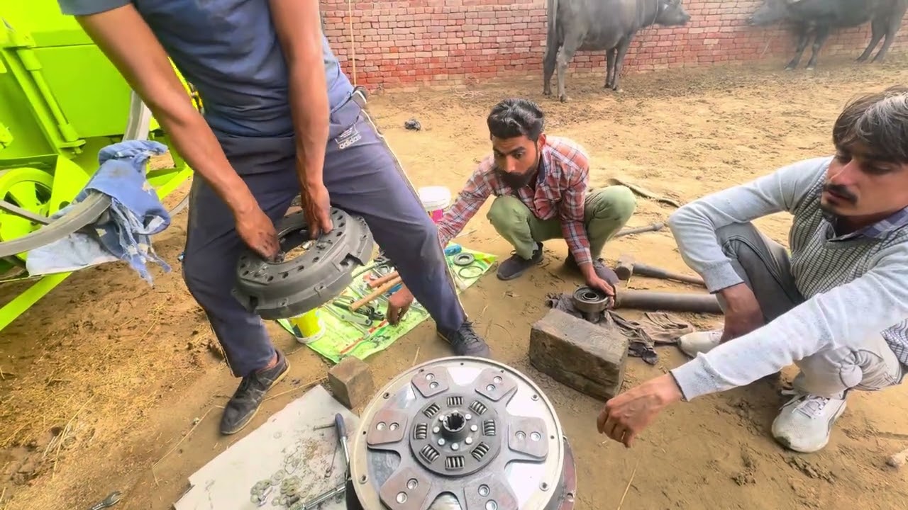 Vishal combine 435  repair ke bare   Jankari full calch palte kase tik kare vishal 435 kartar