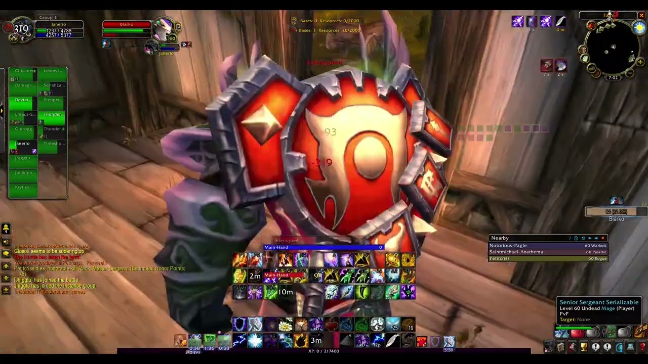 WoW Classic Era: Enhancement & Elemental Shaman World & Arathi Basin PvP & L2Peeeage