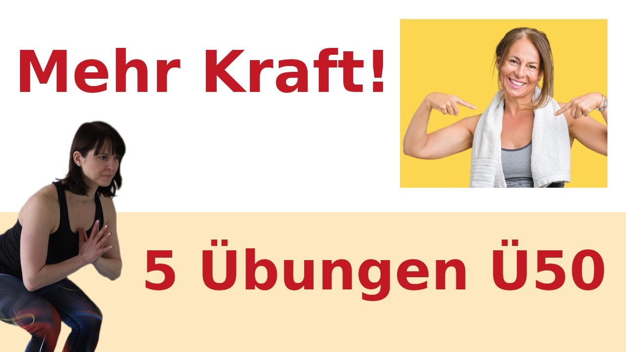 5 Kraft-Übungen für Frauen ab 50 💪💪💪