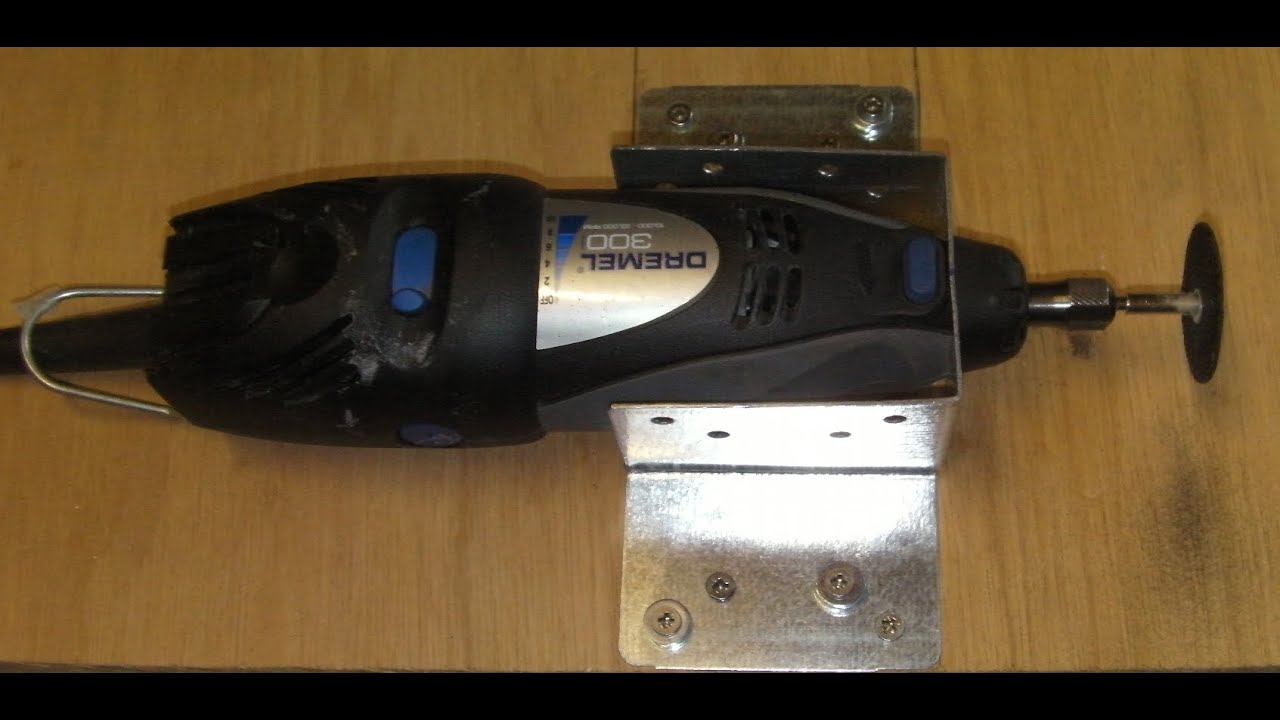 How to make a Dremel drill holder video