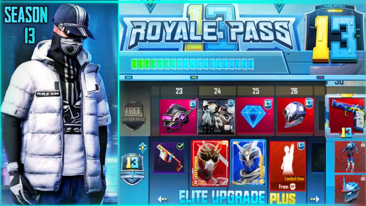 PUBG MOBILE SEASON 13 LEAKS OF ROYAL PASS - S13 RP REWARDS | PUBG SEASON 13 REWARDS WITH FIRST LOOK
