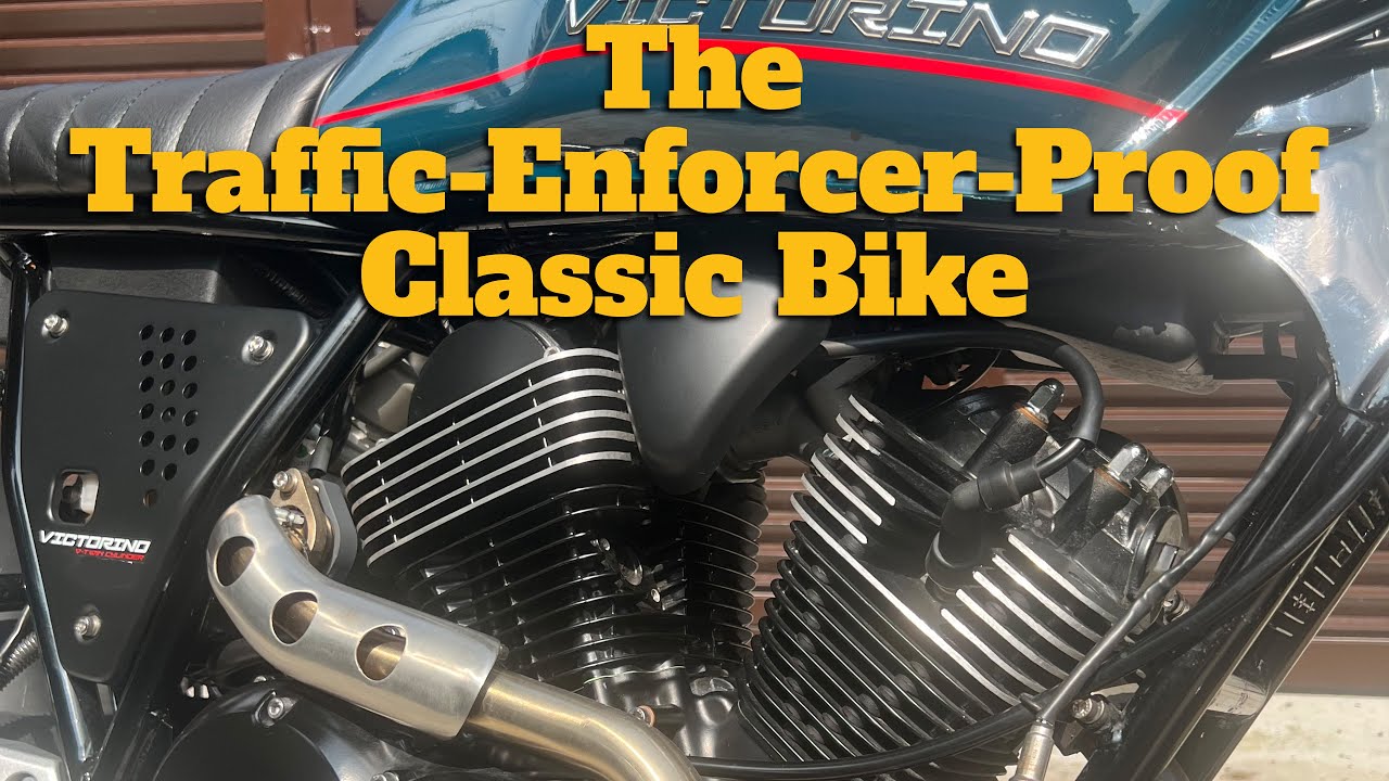 Victorino V-twin: the Traffic-Enforcer-Proof Classic Scrambler Motorcycle