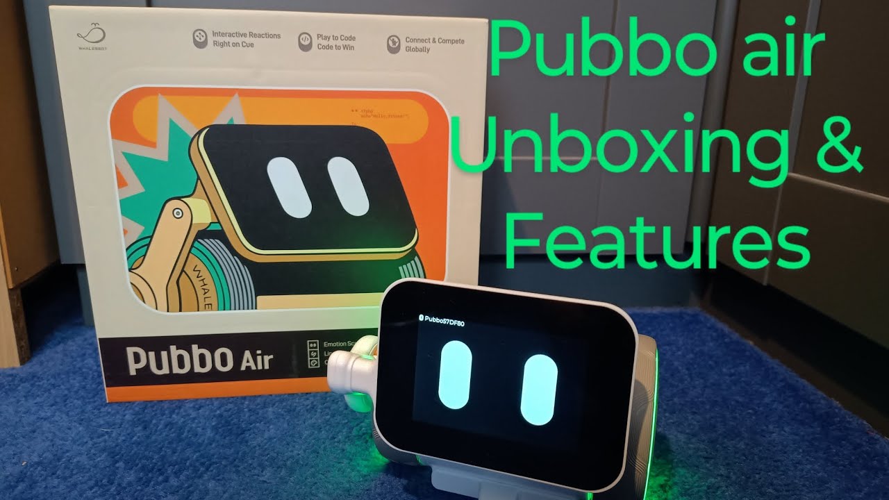 Pubbo Air unboxing & features #pubbo #robot #ai #coding #education #unboxing #stem 