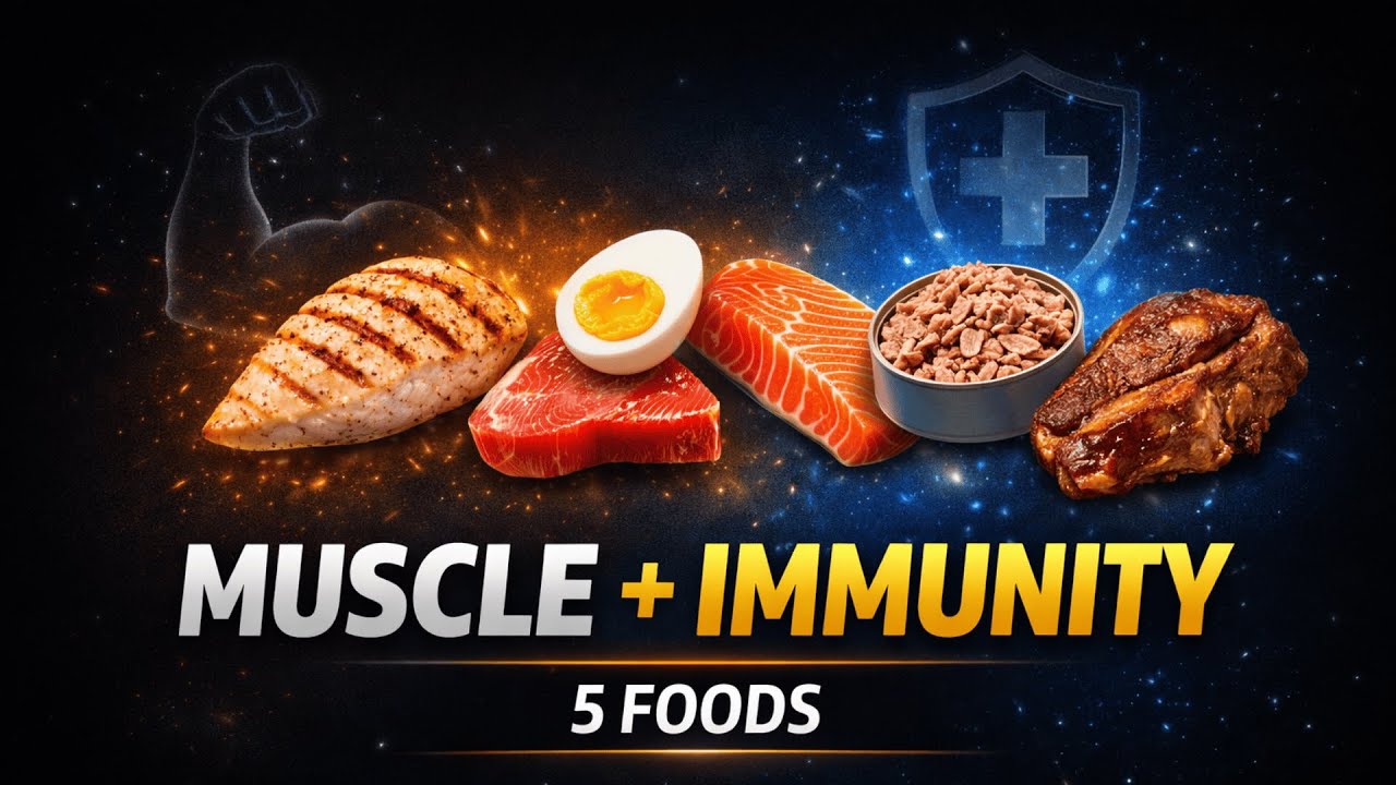 5 Best Non-Veg Foods for Muscle Growth & Immune Boost 💪🛡️ 