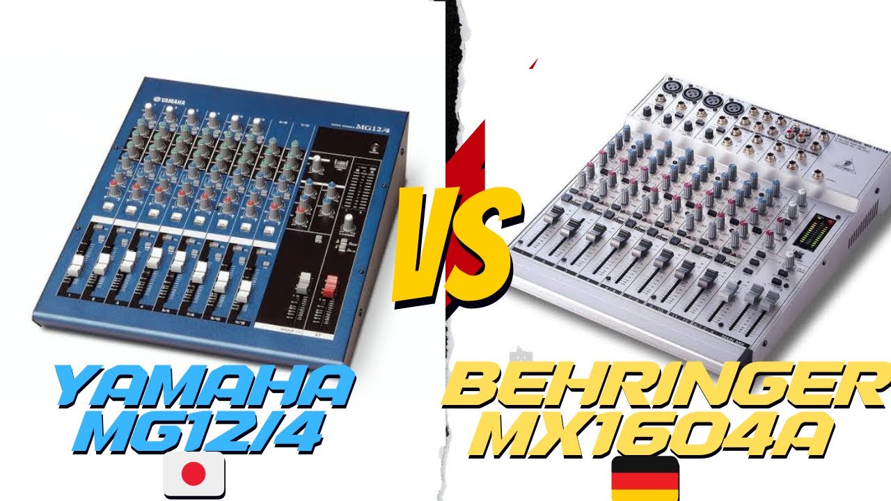 ĐMNH - Cuộc So Sánh Mixer YAMAHA MG 12/4 🇯🇵VS Mixer BEHRINGER MX1604A🇩🇪