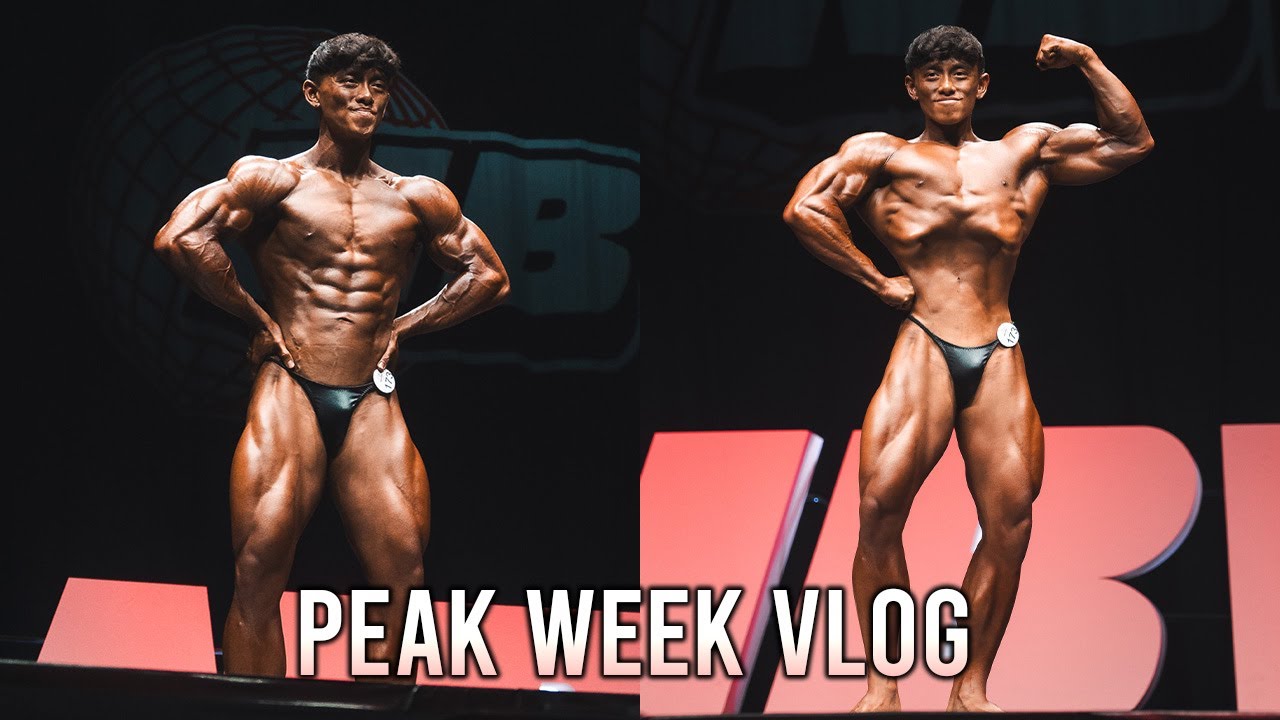 The Best Natural Bodybuilding Show in History - Peak Week Vlog - NBW International
