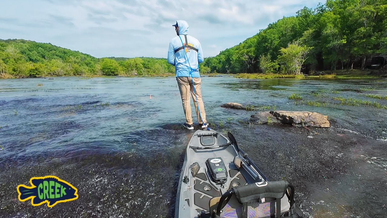 Wading This Huge River for Aggressive Bass