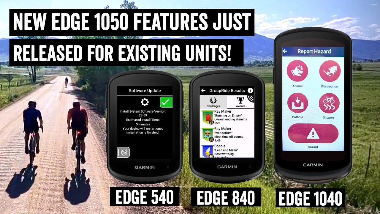 Garmin Edge 540/840/1040 Big Feature Beta: Полные сведения!