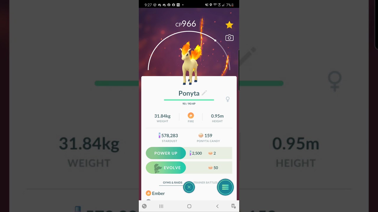 Pokemon Go Ponyta Evolution