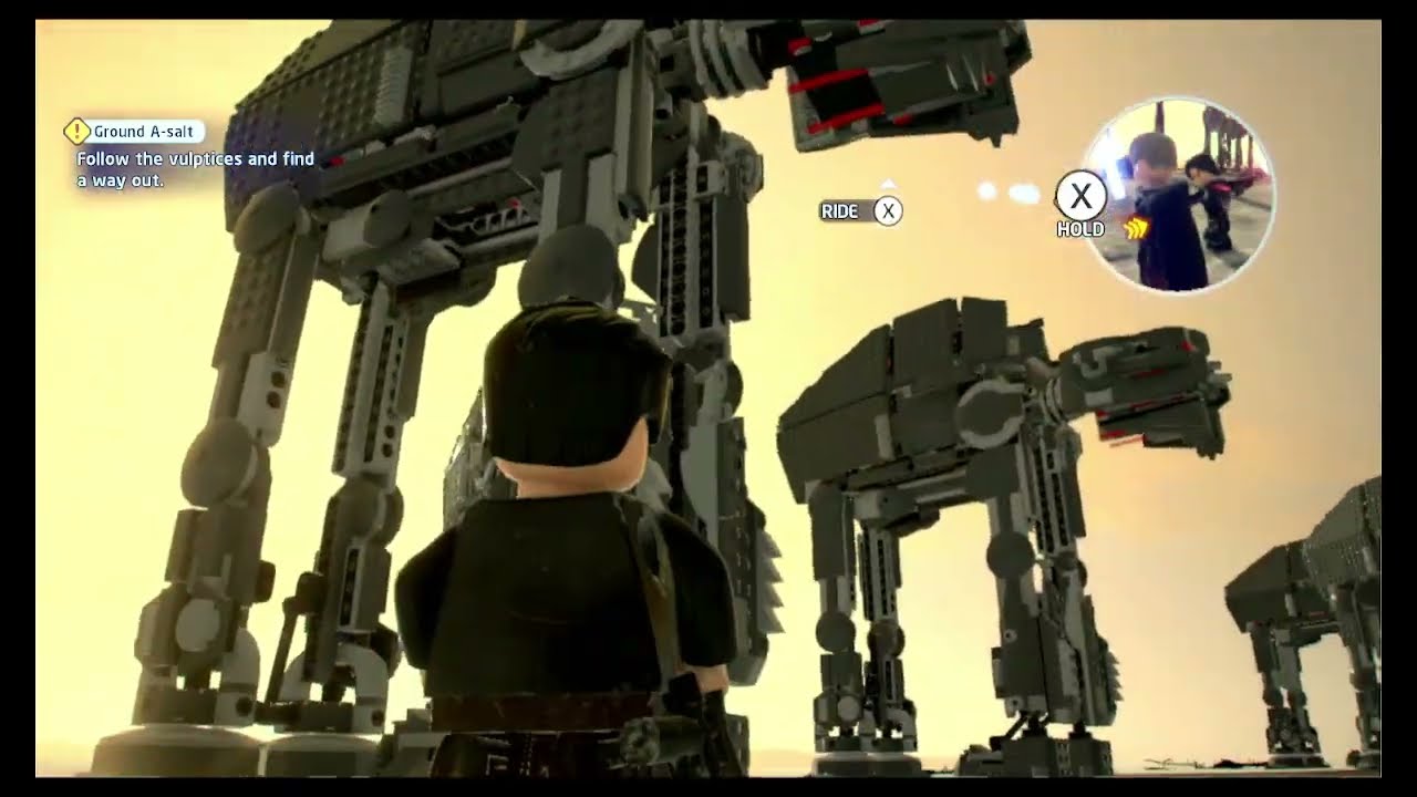 At-at glitch in Lego Star Wars the Skywalker Saga!