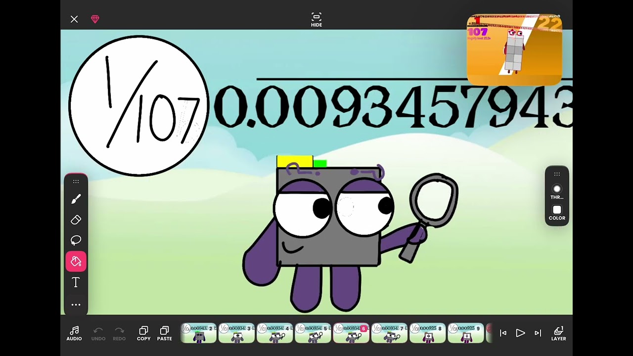 Numberblocks Band Fractions Decimal 22