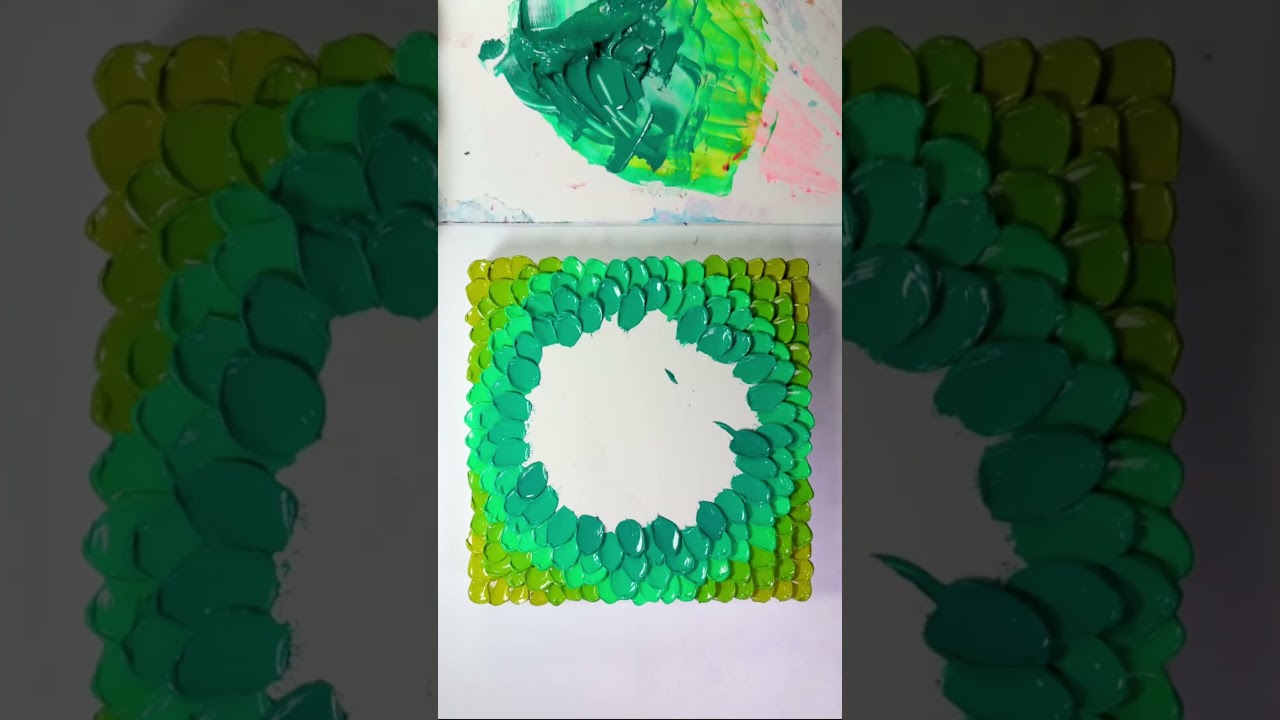 Acrylic bloom #artist #acrylicpainting #artist #satisfying