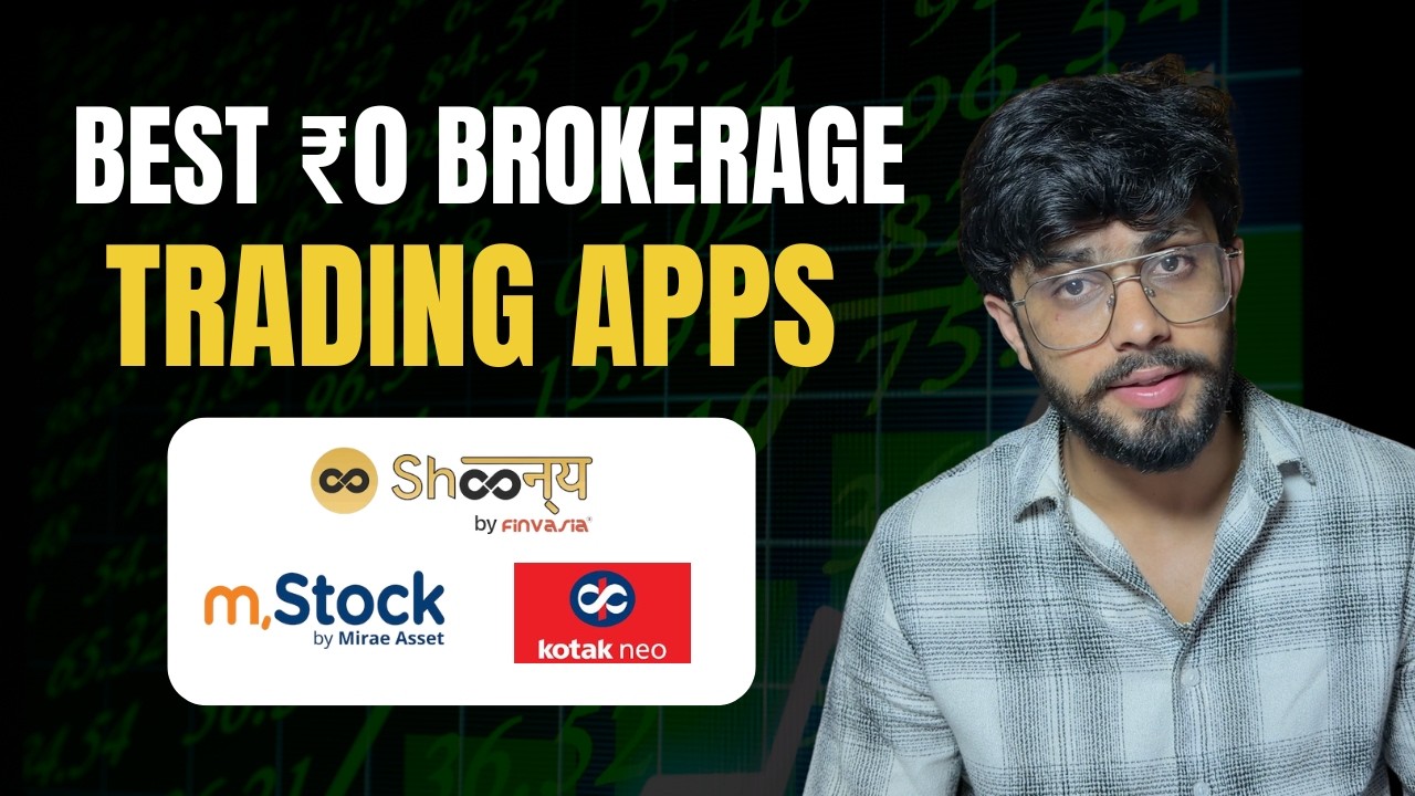 Best Zero Brokerage Trading Apps 2026 | Shoonya, mStock & Kotak Neo Review (Truth Revealed)