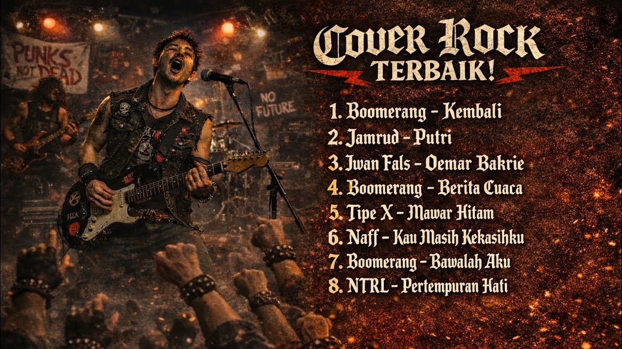 Cover Rock Terbaik Sepanjang Masa | Asli Bikin semangat