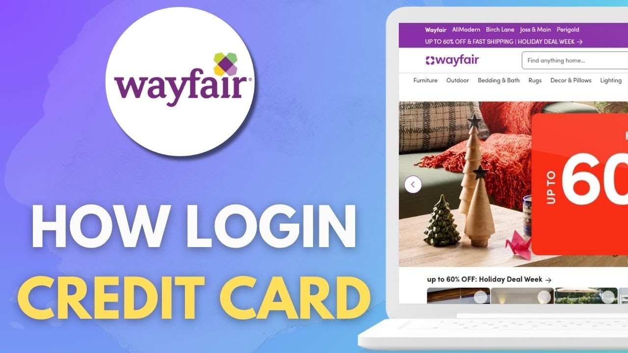 Как войти в учетную запись кредитной карты Wayfair